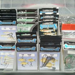 Assortment of fishing hooks