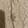 Aran craft merino wool cardigan Image 8