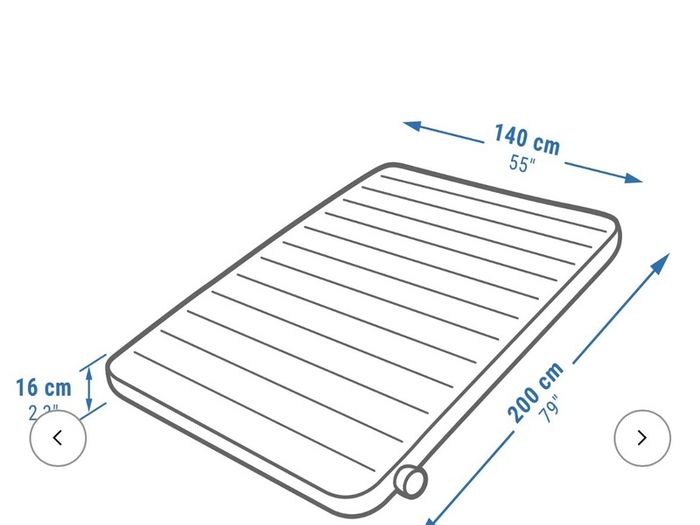 2-person camping mattress, used only once
