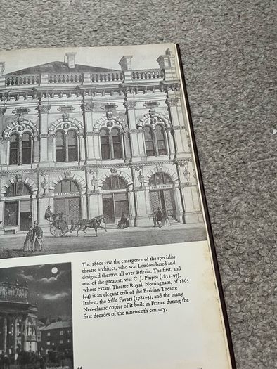 Victorian and Edwardian Theatres: An Architectural & Social Survey Victor Glasstone 1975