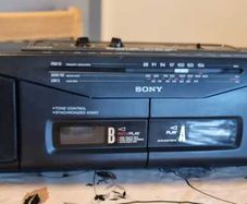 Sony CFS-W304L II Portable Radio Cassette Player, sale as radio.