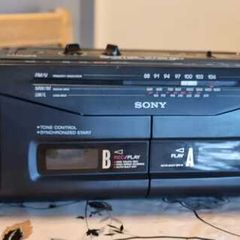 Sony CFS-W304L II Portable Radio Cassette Player, sale as radio.