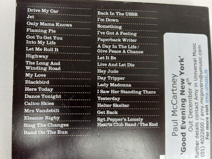 CD Paul McCartney