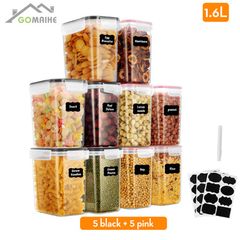10 Pieces Food Container Kitchen Storage