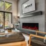 Media wall fireplace - Infinix Landscape Image 6