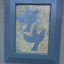 Fabric picture, Doves, Home decor, Picture, Gift Image 4