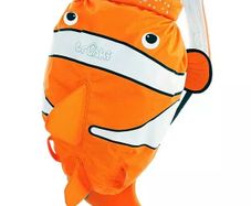 Trunki Paddlepak Waterproof Kids Swim Bag Bavkpack - Chuckles the Clown Fish (Medium -7.5L)