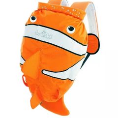 Trunki Paddlepak Waterproof Kids Swim Bag Bavkpack - Chuckles the Clown Fish (Medium -7.5L)