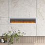 Elegant White Electric Inset Fire (FREE POSTAGE) Image 3