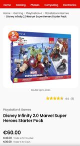 xbox one Disney infinity set and 10 games cost 300 sell 40
