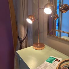 copper table lamp