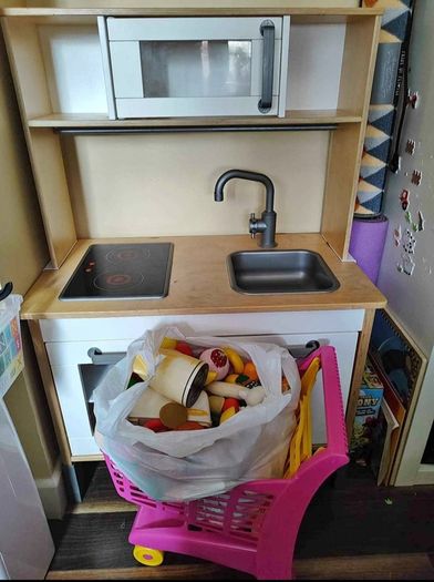 IKEA kitchen with accessories