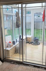 Sliding doors - for a room, porch or conservatory READY FOR COLLECTION