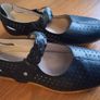 Black cushion walk shoes, eu 39/uk size 6 Image 2