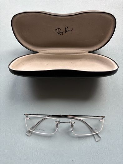 Ray Ban Optics Lightray RB8755 / RX8755 Eyeglasses Glasses- Gunmetal with Demo Lenses - As New