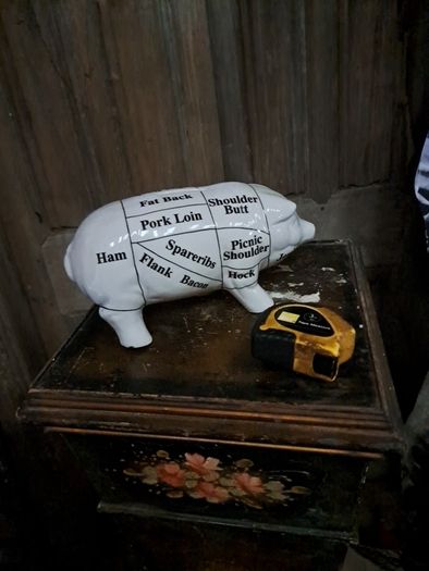 Vintage Butcher's Bank Piggy