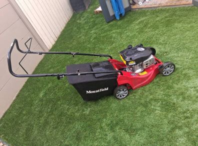 Petrol Lawnmower with Cover