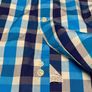 Paul & Shark Mens Blue/Navy/White Check Long Sleeve Shirt Size Medium/39 Image 6
