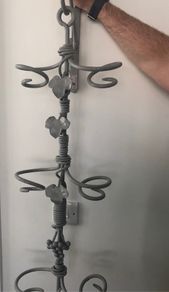Wine rack (Ornate iron )