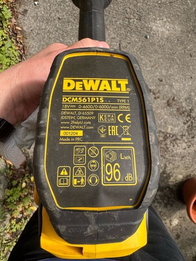 DEWALT Strimmer DCM561PBS-XJ 18V Brushless String Trimmer Bare Unit