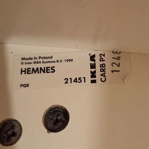 Ikea Hemnes bedside tables  white