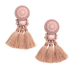 H&M Powder Tassel Earrings!