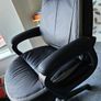 High back leather executive office/ Desk Chair- adjustable height and padded arms. Image 2