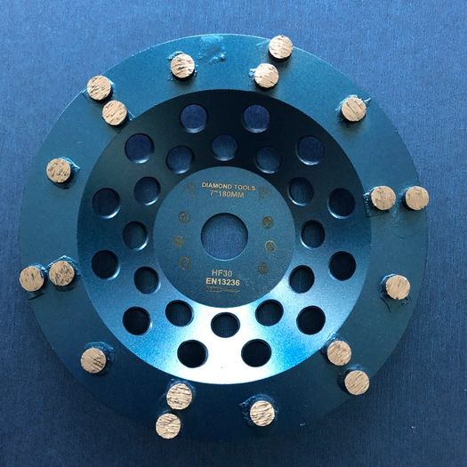 Diamond grinding disc, cup, wheel 180mm 7" inch concrete, stone