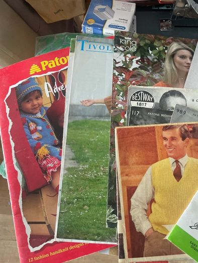 Selection of Knitting and Crochet patterns