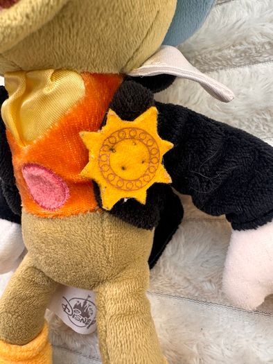 Jiminy Cricket Plush Soft Pinocchio Disney Store approx. 20 cm. Dirty Used Please see photos