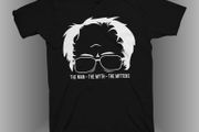 Bernie sanders t-shirt the man the myth the mittens bernie sanders t-shirt
