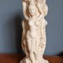 Decorative Vase with Possibly Indian Ladies,  made in Italy Image 3
