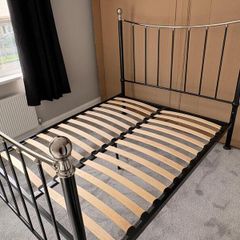 Metal King size bed frame