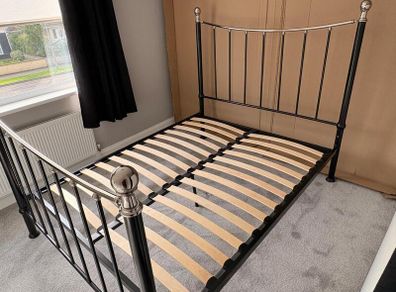 Metal King size bed frame