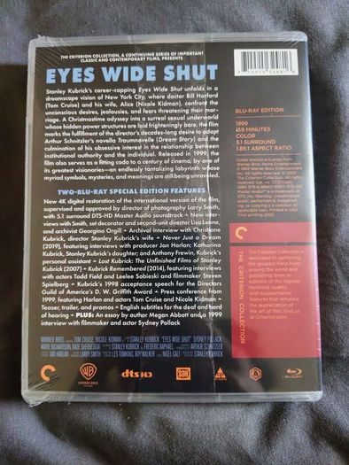 Eyes Wide Shut Criterion Bluray (New) - Free Postage