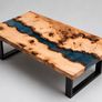 Live Edge Ash Burl & Olive Wood Slab Sets Epoxy River Tables & Chopping Boards Free Delivery Ireland Image 5