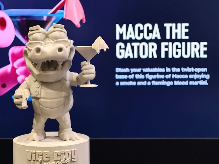 3D Printed GTA VI (6) Gator From Collector's Edition