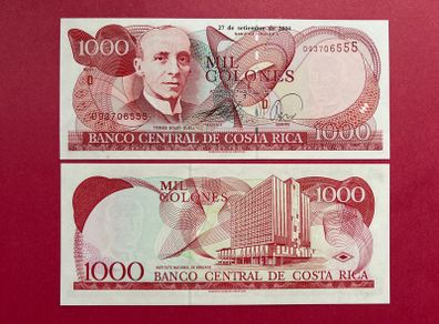 Costa Rica. 1000  Colones. 2004. Pick 264e  ( Uncirculated )