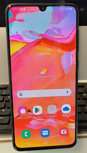 Samsung Galaxy A70 (Dual SIM) 128GB / 6GB RAM (Unlocked) Smartphone/ Used