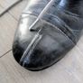 Corso Como Heeled Leather Shoes - UK size 3.5 (teal) Image 2