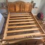 Antique Pine Bed Frame Image 2