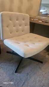 Wide Seat Office/Vanity Chair