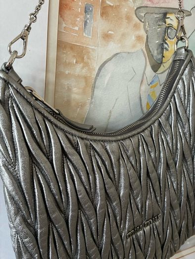 Miu miu crystal chain bag
