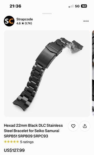 Seiko Prospex Black Series King Samurai - Limited Edition