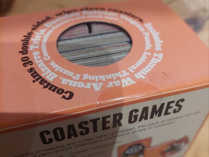 Coaster games - unopened gift