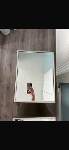 2 mirror bedside locker
