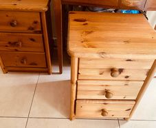 2 solid pine lockers