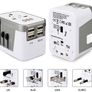 New GEO Smart Travel Adapter with 4 USB Charging Ports, All-In-One Universal Plug / Safe Wall Charger with USB Surge Protection - 1 YEAR GUARANTEE Image 8