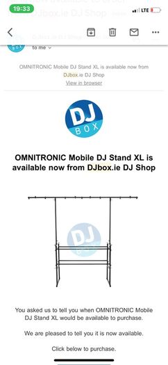 Omnitromic Dj stand and light stand never used just put it together and didn't like it so put it down and bagged and stored