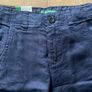 Benetton Shorts 100% linen boys girls 6-7 y brand new Image 3